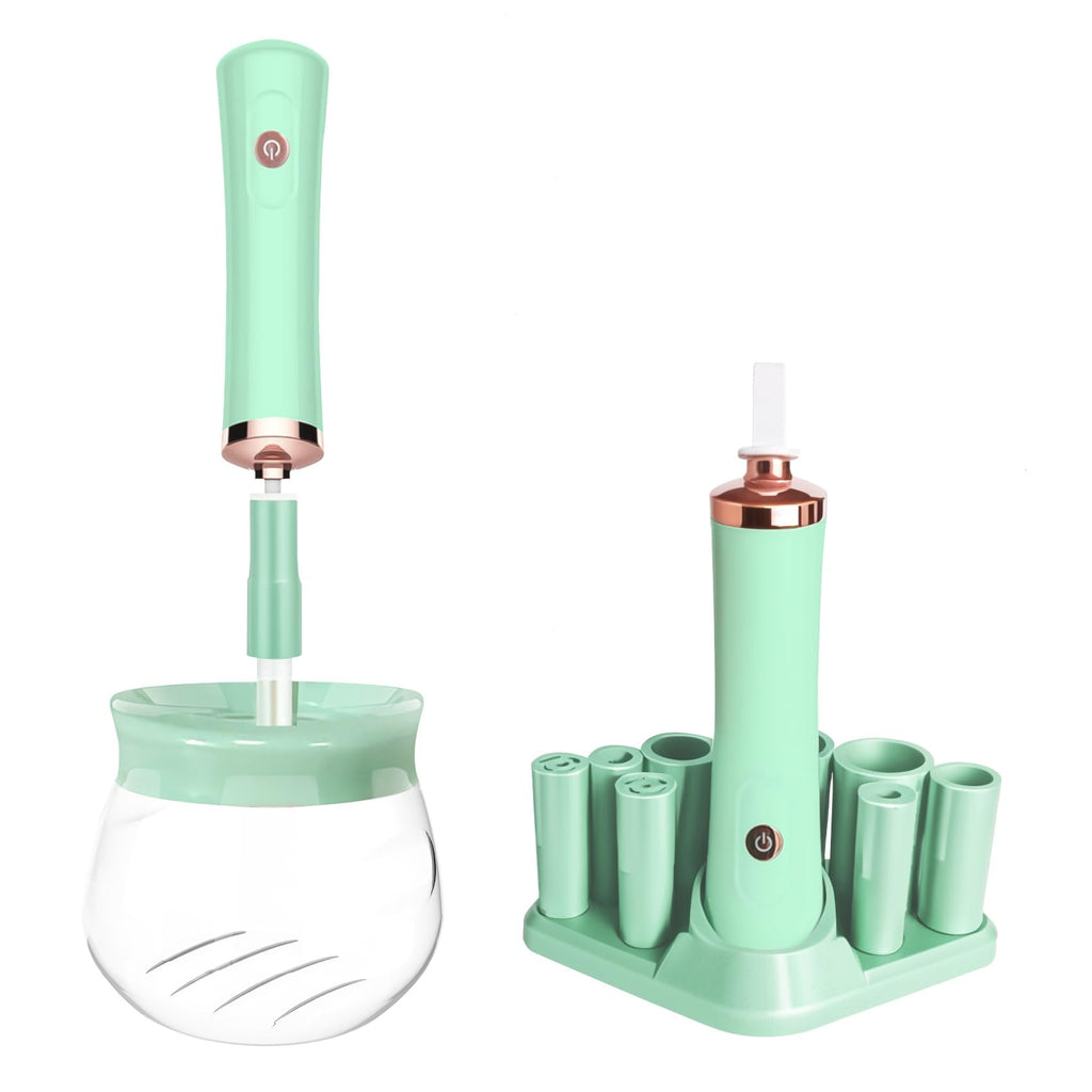 FEIMINI Makeup Brush Cleaner and Dryer Machine – 2-in-1 Spin Clean & Dry