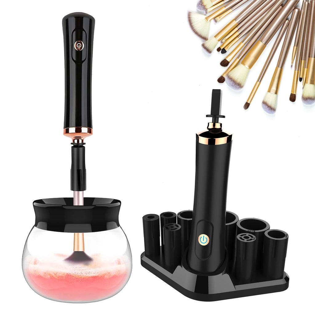 FEIMINI Makeup Brush Cleaner Machine – Ultra-Fast Electric Clean & Dry for Most Brush Sizes