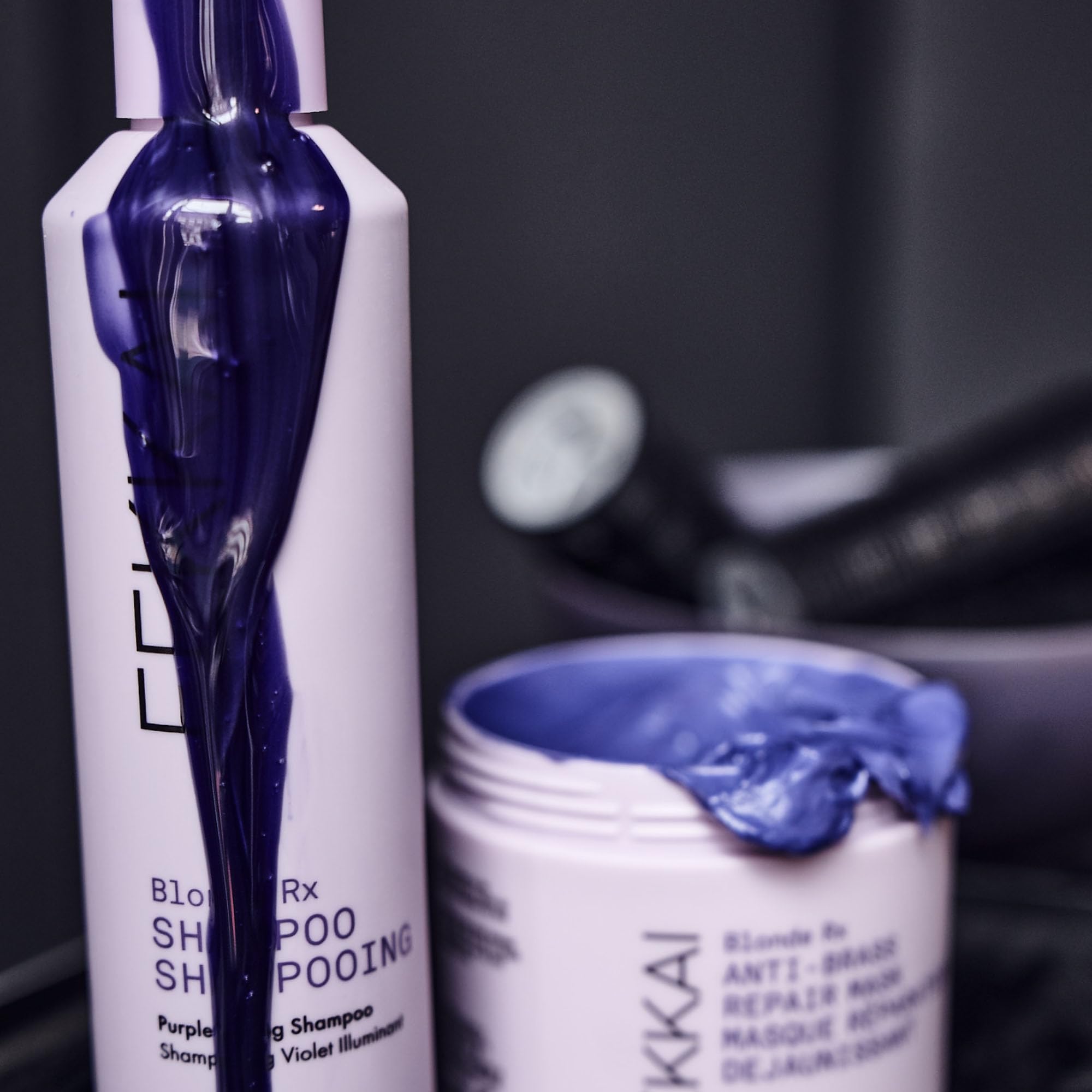 FEKKAI Blonde Rx Purple Shampoo – 8.5 oz | 3x Stronger Hair, 67% Less Breakage