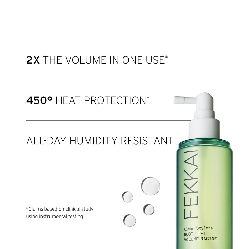 Fekkai Clean Stylers Root Lift Volume Spray – 1.62 oz x2 | 450°F Heat Protection | Vegan & Cruelty-Free