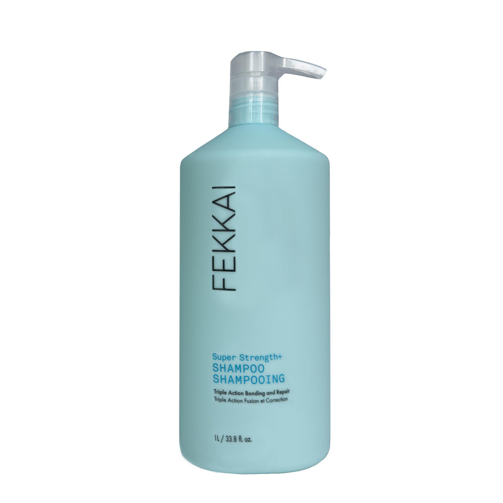 Fekkai Super Strength+ Protein PowerBond Shampoo 33.8 oz — Bonds, Repairs & Protects (Vegan, Cruelty-Free)