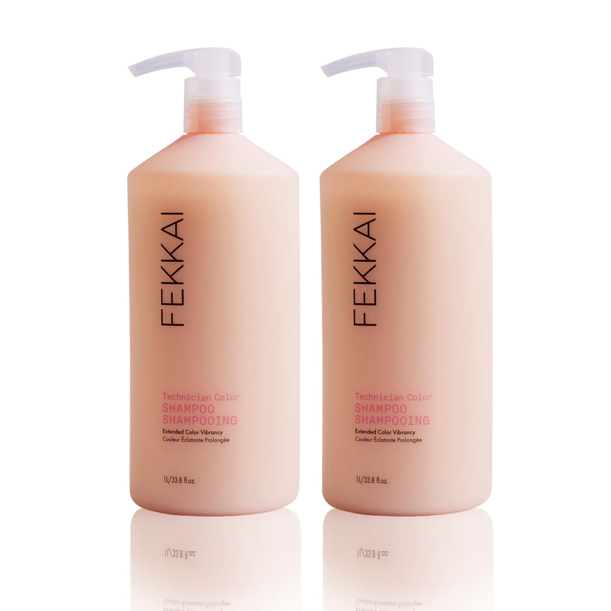 Fekkai Technician Color Shampoo – 2 x 1L Pack | Extends Color Vibrancy, Sulfate-Free, Vegan & Cruelty-Free