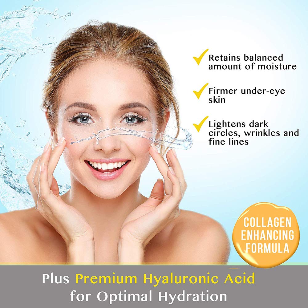 Felico Eye Mask & 30 Pairs Collagen Under Eye Patches – Hydration, Elasticity & Brightening