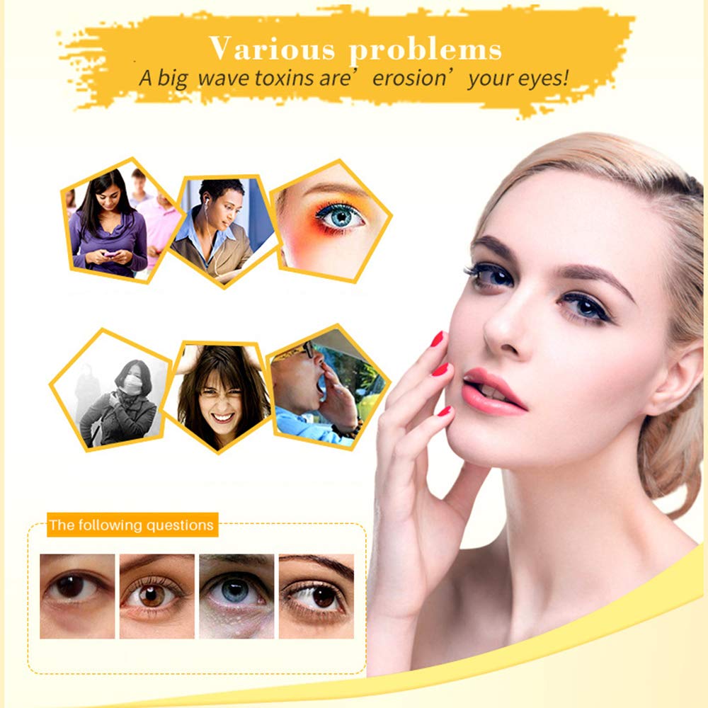 Felico Eye Mask & 30 Pairs Collagen Under Eye Patches – Hydration, Elasticity & Brightening
