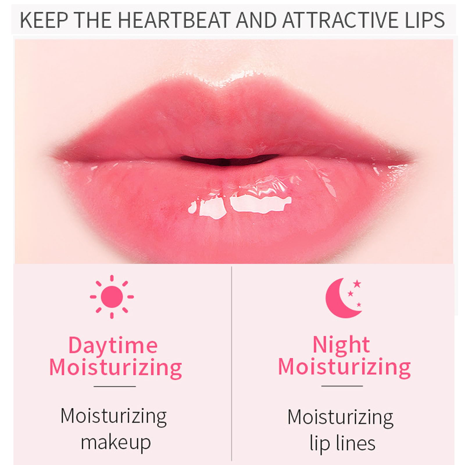 Felico 30 Pairs Lip & Under Eye Masks | Crystal Pink Lip Masks & Seaweed Eye Masks