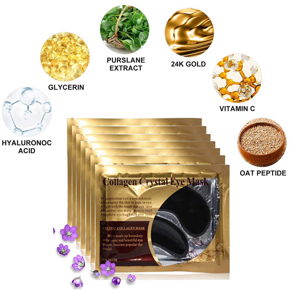 Felico Eye Mask & 30 Pairs Collagen Under Eye Patches – Hydration, Elasticity & Brightening
