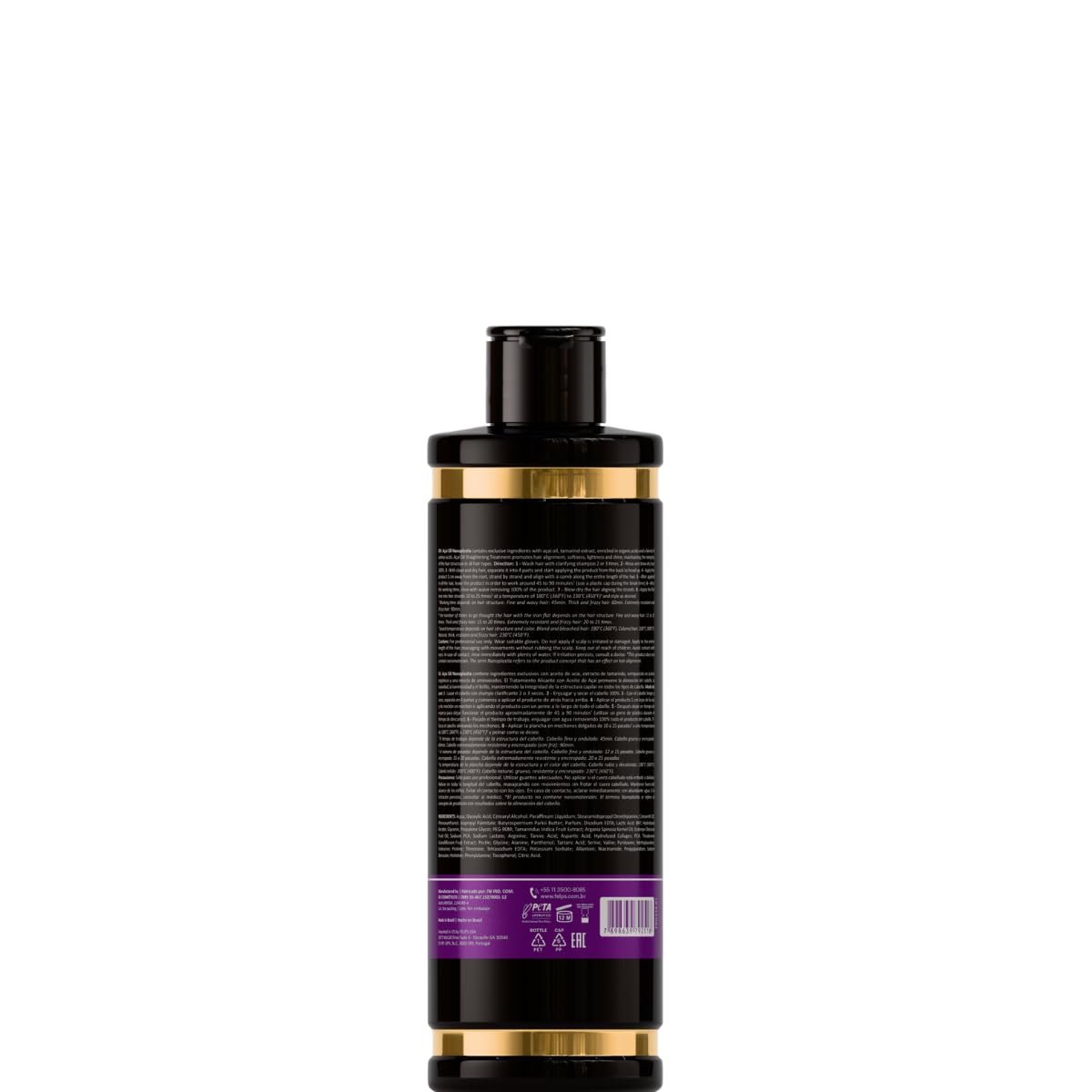 Felps Omega Zero Black Nanoplastia Professional Smoothing Treatment - 250ml/8.45oz