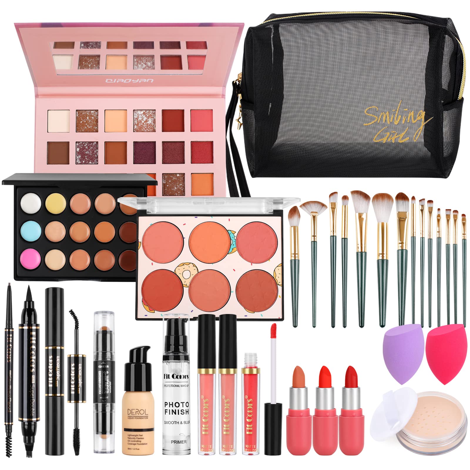 Fenshine All-in-One Makeup Kit for Women | Complete Travel Makeup Bundle