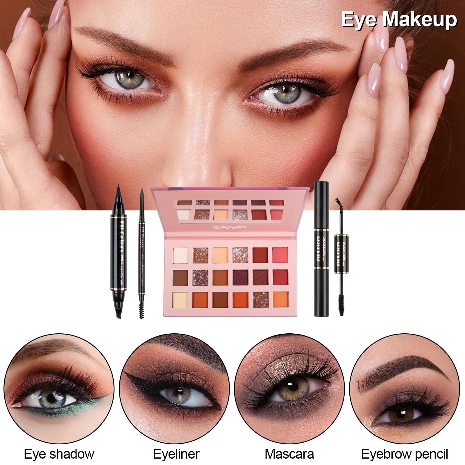Fenshine All-in-One Makeup Kit for Women | Complete Travel Makeup Bundle