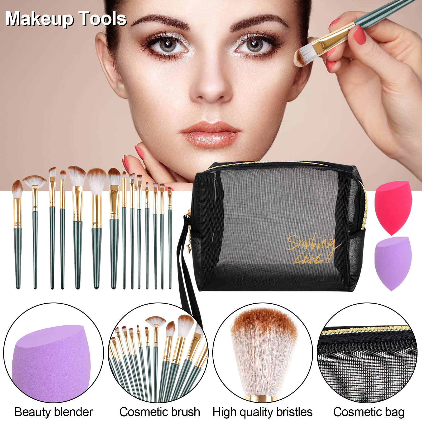 Fenshine All-in-One Makeup Kit for Women | Complete Travel Makeup Bundle