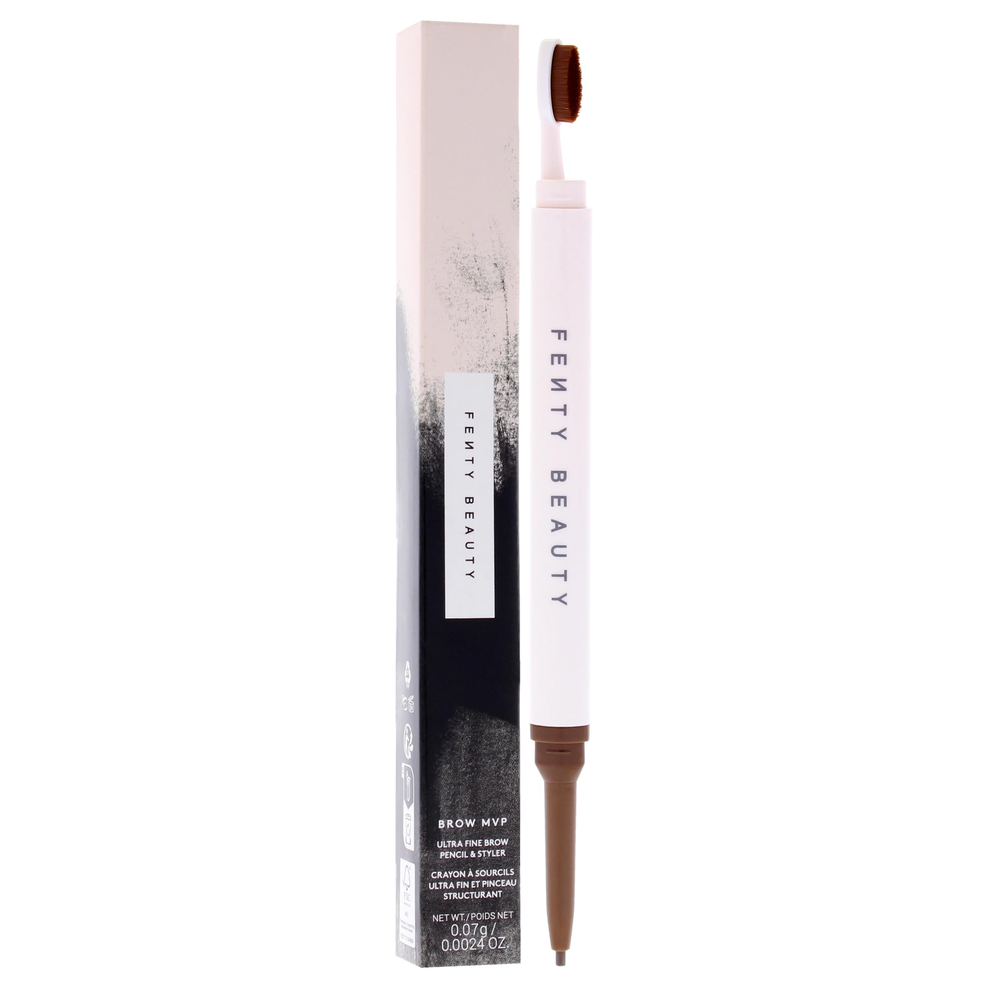 Fenty Beauty Brow MVP Ultra Fine Brow Pencil & Styler – Medium Brown