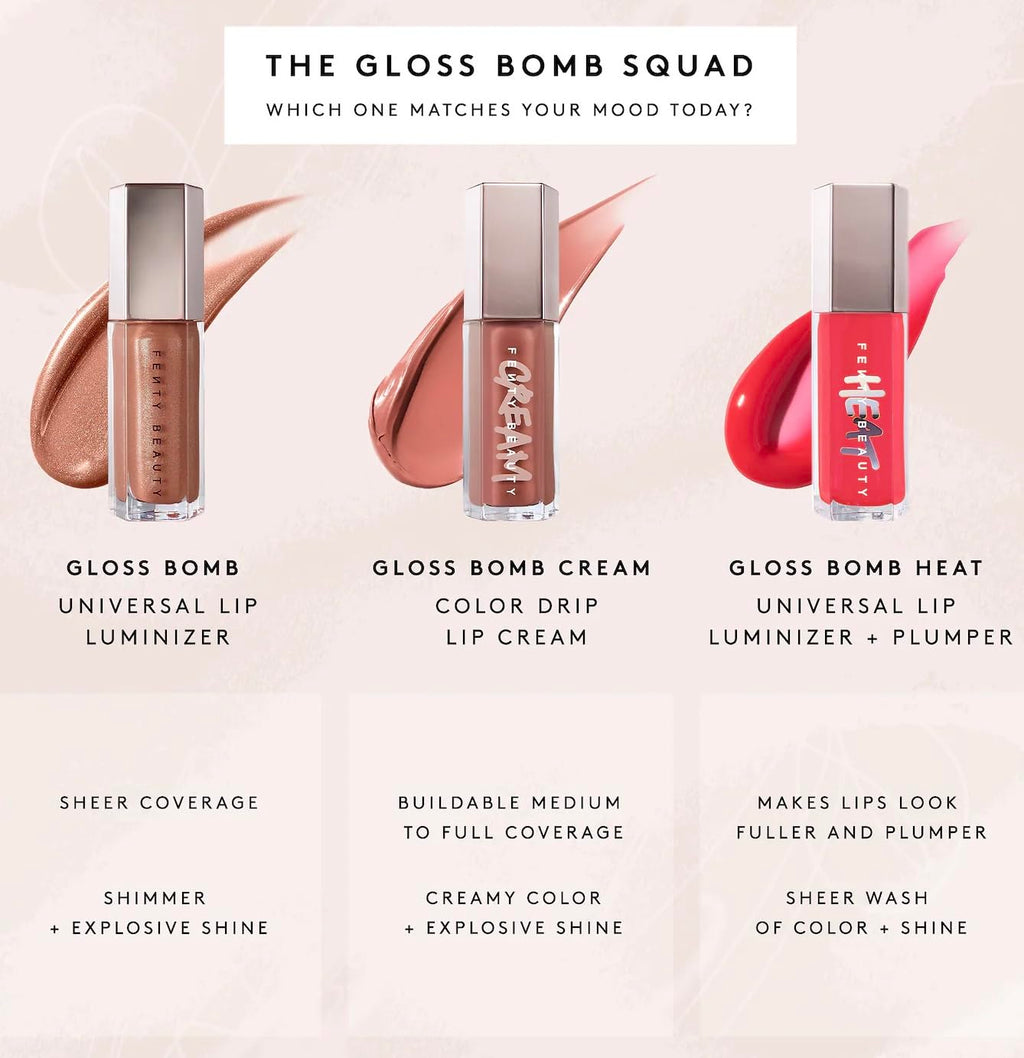 FENTY BEAUTY Gloss Bomb Cream Color Drip Lip Cream – Honey Waffles