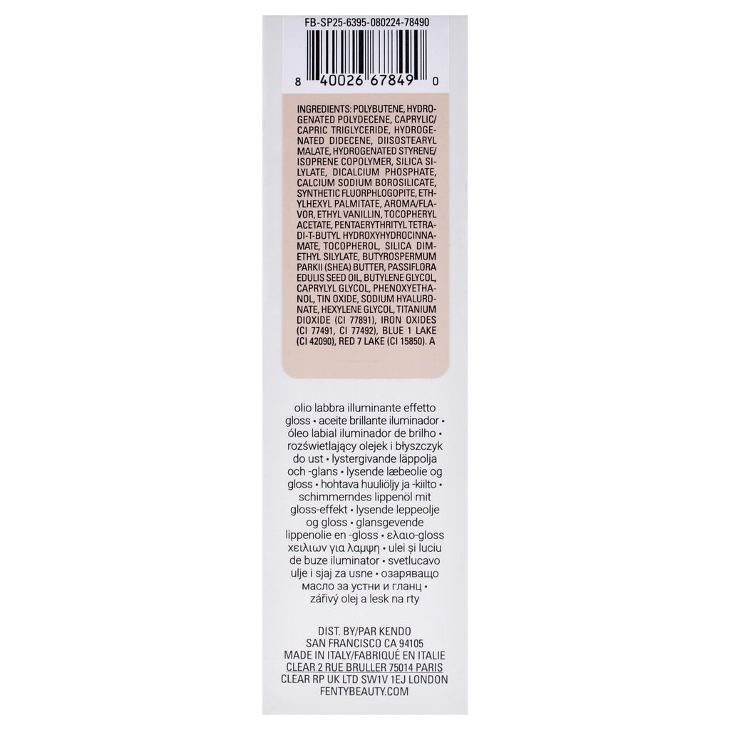FENTY BEAUTY Gloss Bomb Luminizing Lip Oil N Gloss 01 Fussy