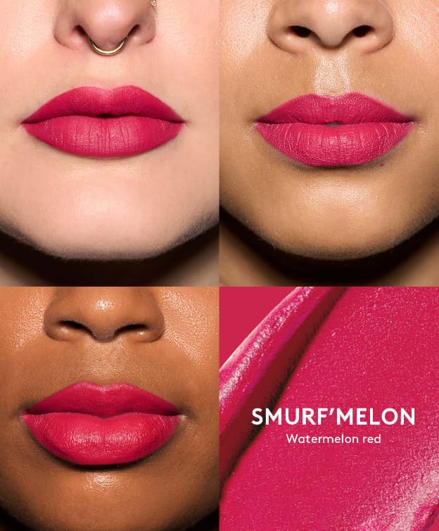 Fenty Beauty x Smurfs Icon Velvet Liquid Lipstick – Smurf'Melon (.19 oz) | Plush Velvet Matte
