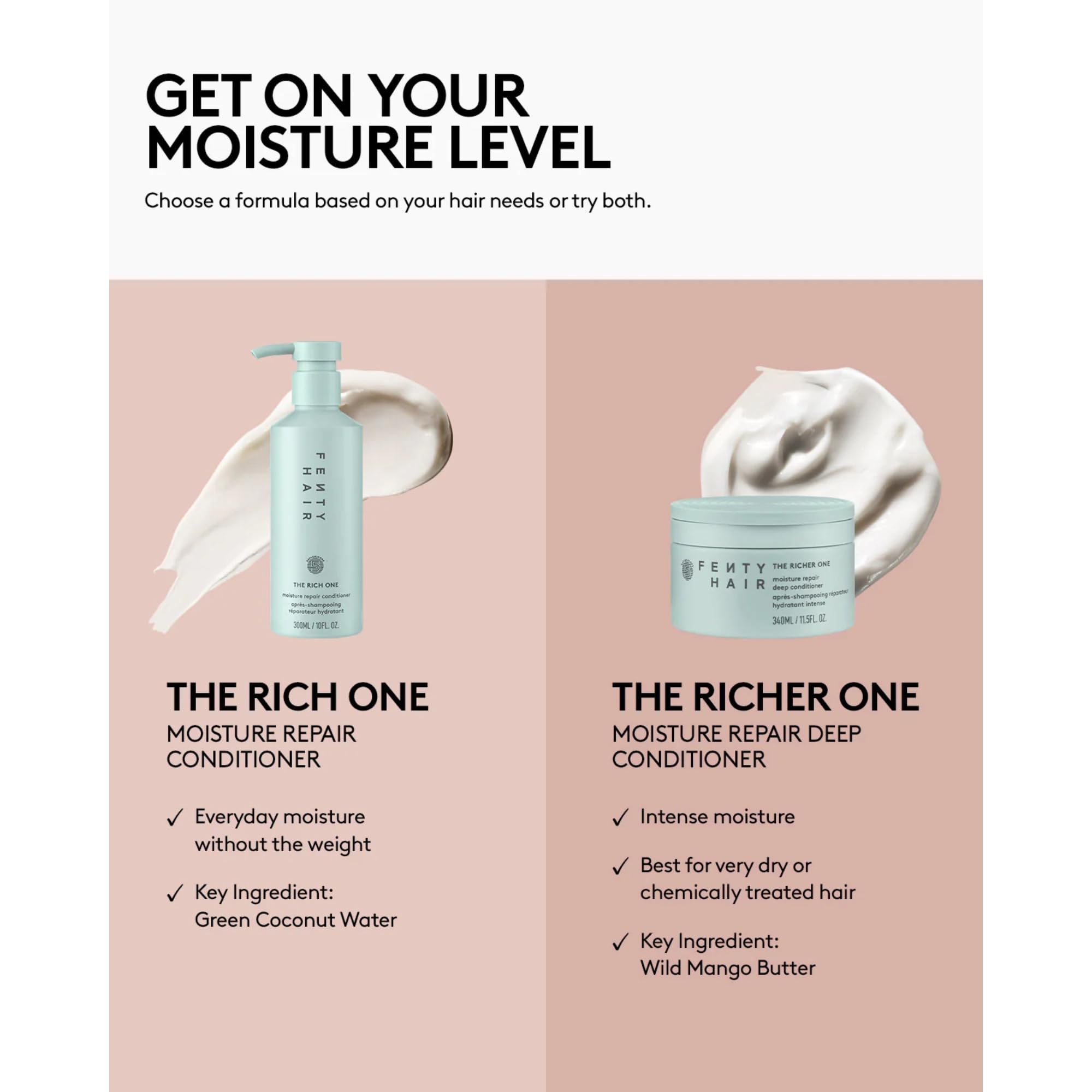 Fenty Hair The Rich One Moisture Repair Conditioner – 300 ml / 10 Fl Oz | Fenty Beauty