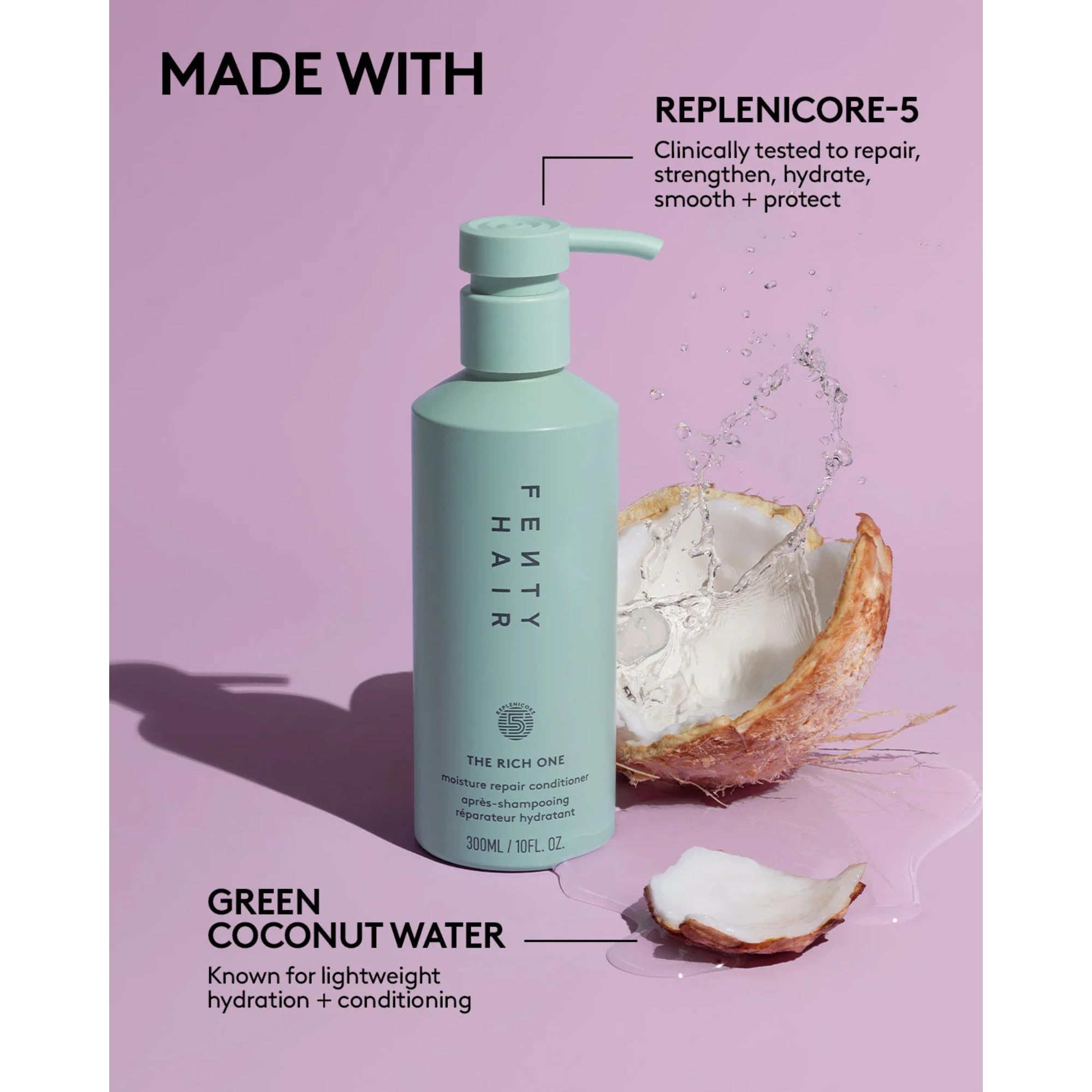 Fenty Hair The Rich One Moisture Repair Conditioner – 300 ml / 10 Fl Oz | Fenty Beauty