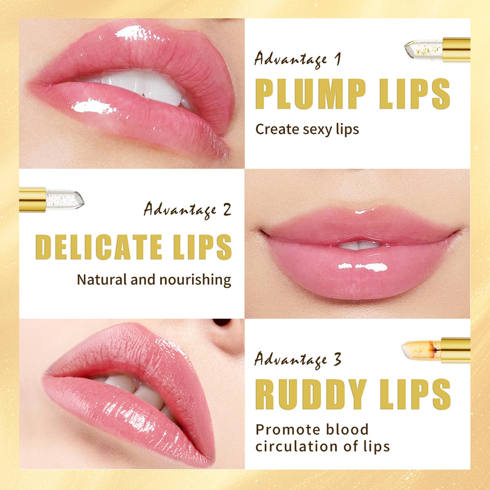 Fenvio Lipstick - pH-Adjusting Color Change for Mature Lips, Transfer-Proof