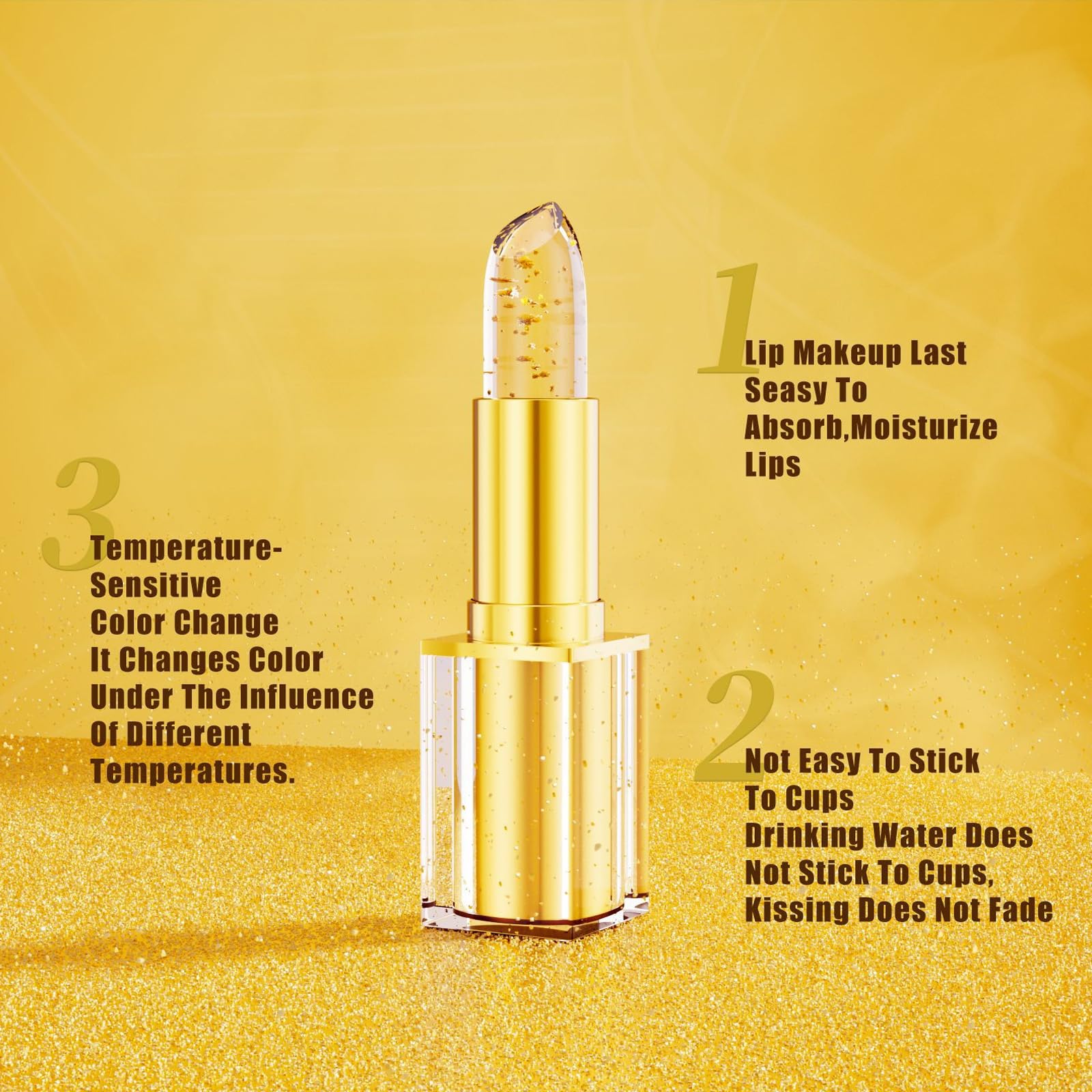 Fenvio Lipstick - pH-Adjusting Color Change for Mature Lips, Transfer-Proof