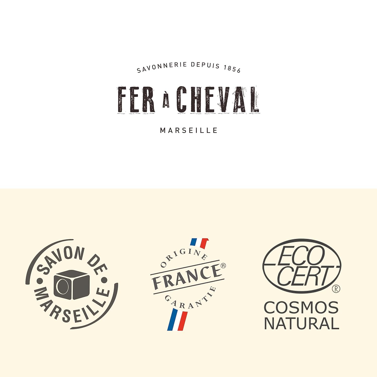 Fer à Cheval Pure Olive Savon de Marseille Soap – 4x65 g Sliced Cubes