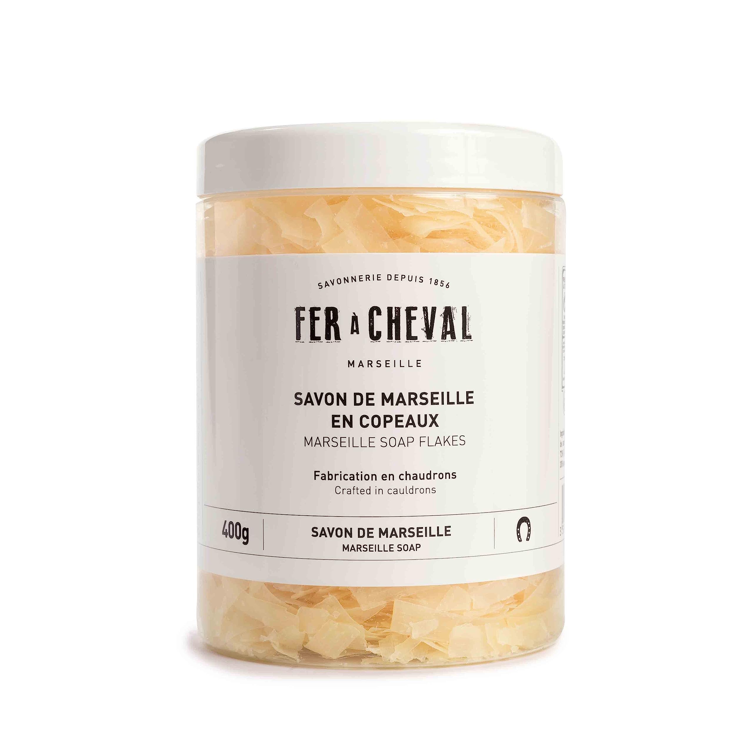 Fer à Cheval Marseille Soap Flakes – Vegetable Soap Base for Soap Making from France | 400 g