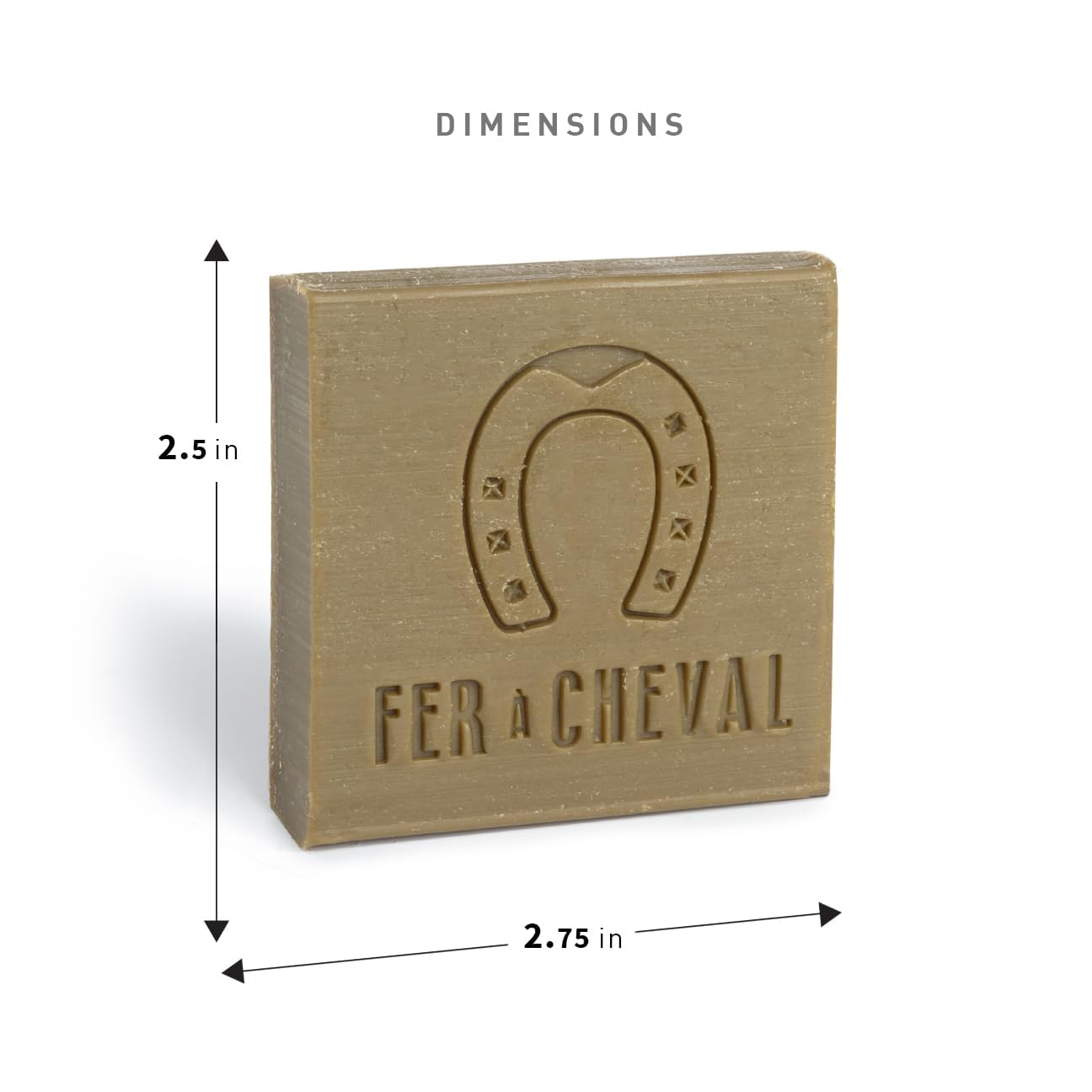 Fer à Cheval Pure Olive Savon de Marseille Soap – 4x65 g Sliced Cubes