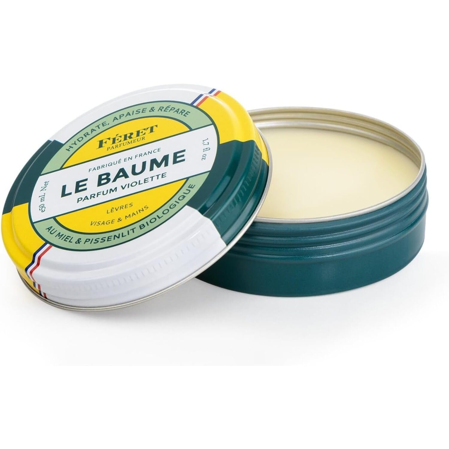 Feret Le Baume Multi-Purpose Balm – Violette | Deep Hydration for Lips, Skin & Cuticles – Made in France
