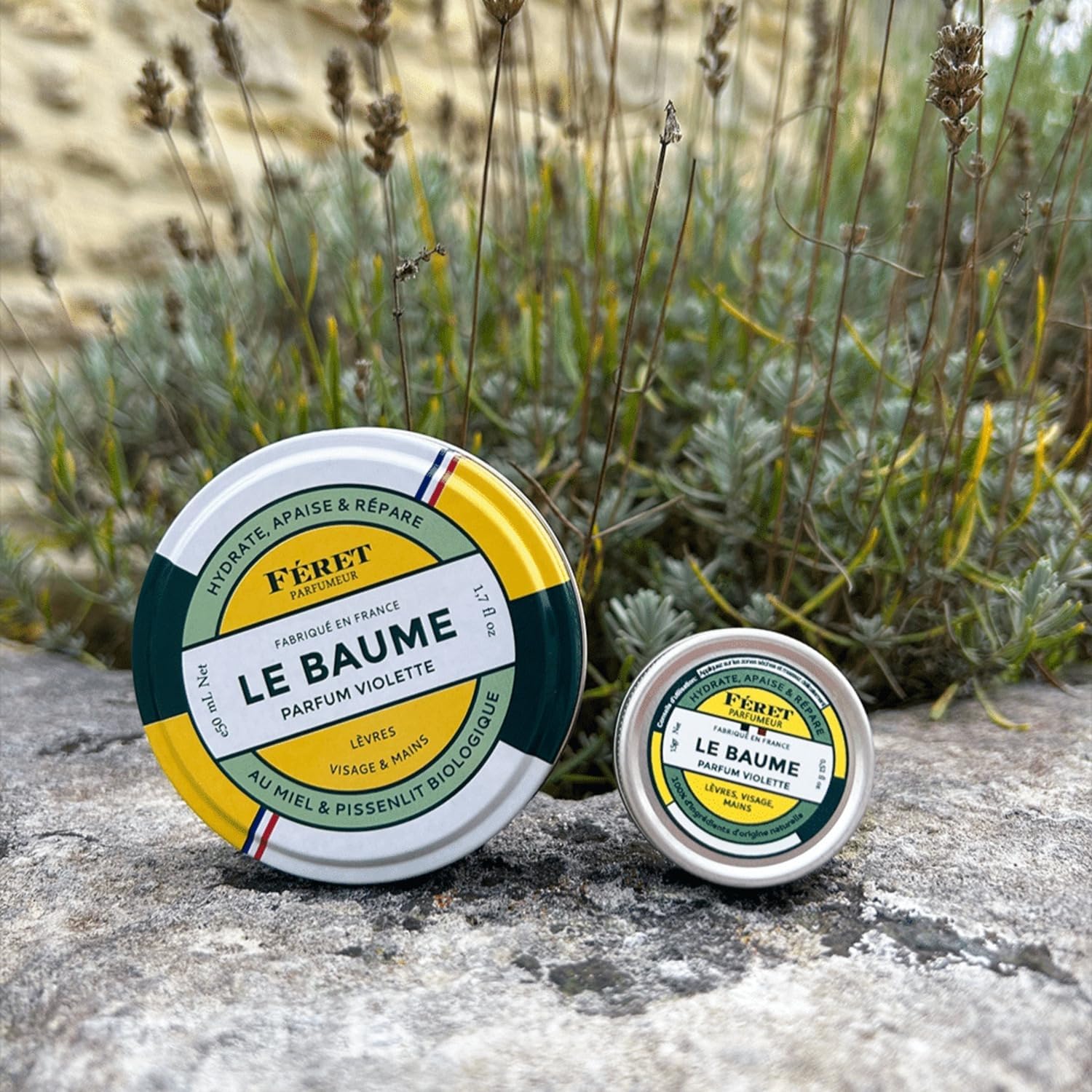 Feret Le Baume Multi-Purpose Balm – Violette | Deep Hydration for Lips, Skin & Cuticles – Made in France