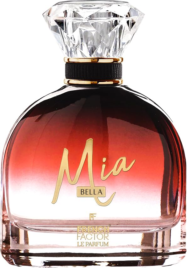 FF French Factor Mia Bella Eau de Parfum for Women – Premium Floriental Perfume with Pear, Jasmine, Vanilla, Tonka Bean & Amber 100ml