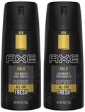 FIYY6VC Axe Gold Oud Wood and Dark Vanilla Deodorant Spray – 4.0 oz Pack of 2