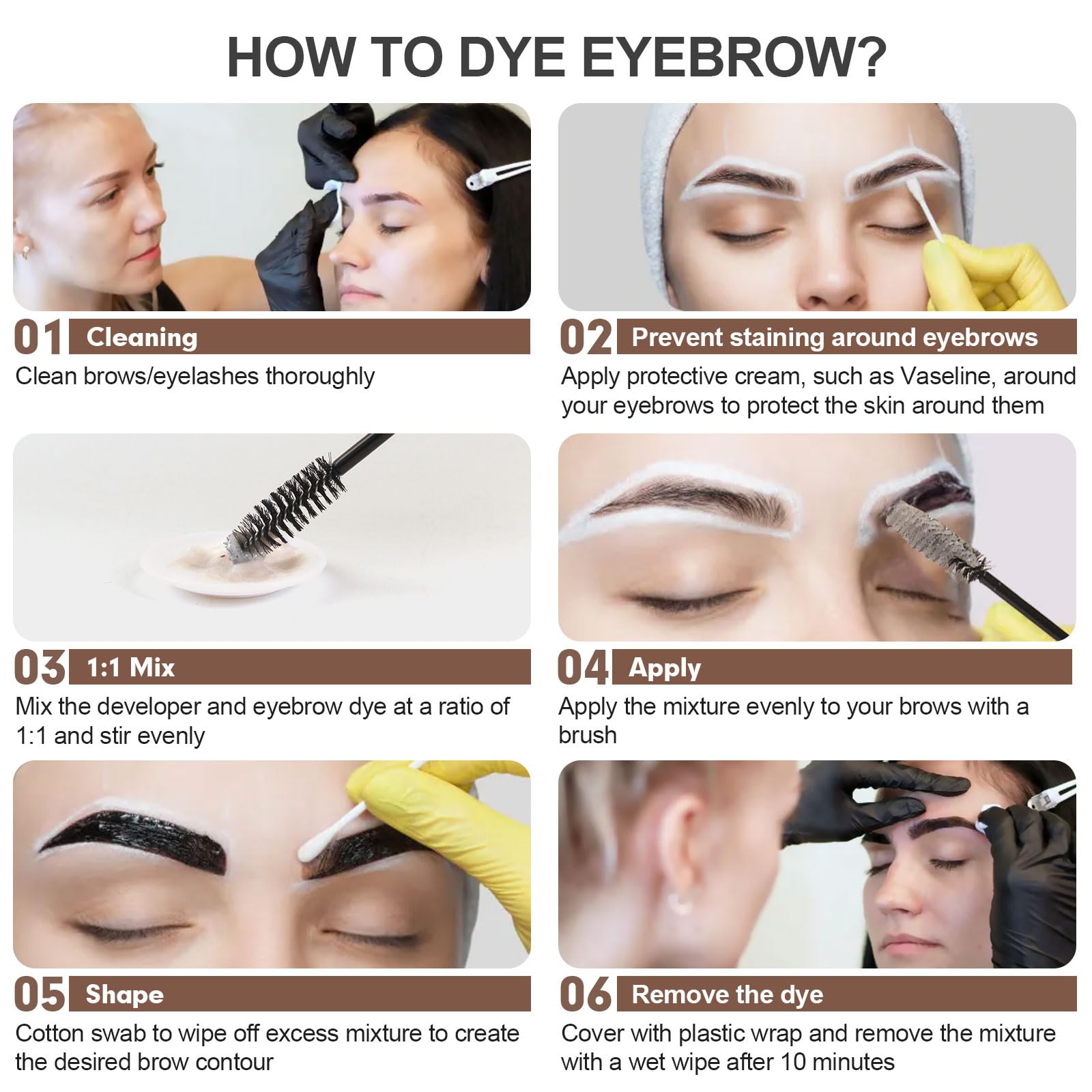 FIAHNG Lash Color Kit – Professional DIY Brow & Lash Tint, 4–6 Weeks, Safe & Easy at Home