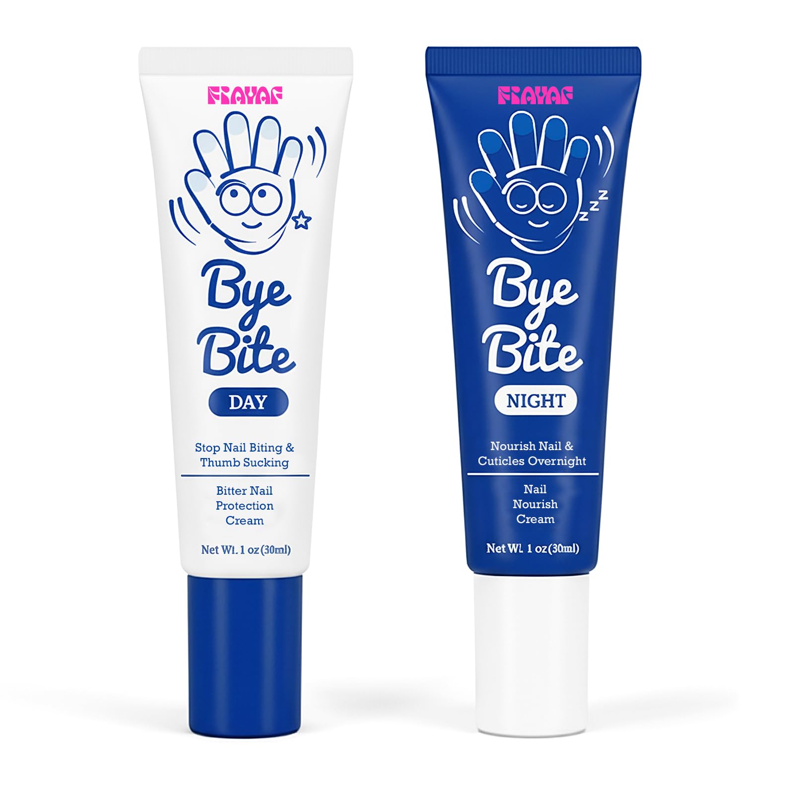 FIAYAF ByeBite Day & Night Nail Care Duo — Bitter Protection + Nourish Cream