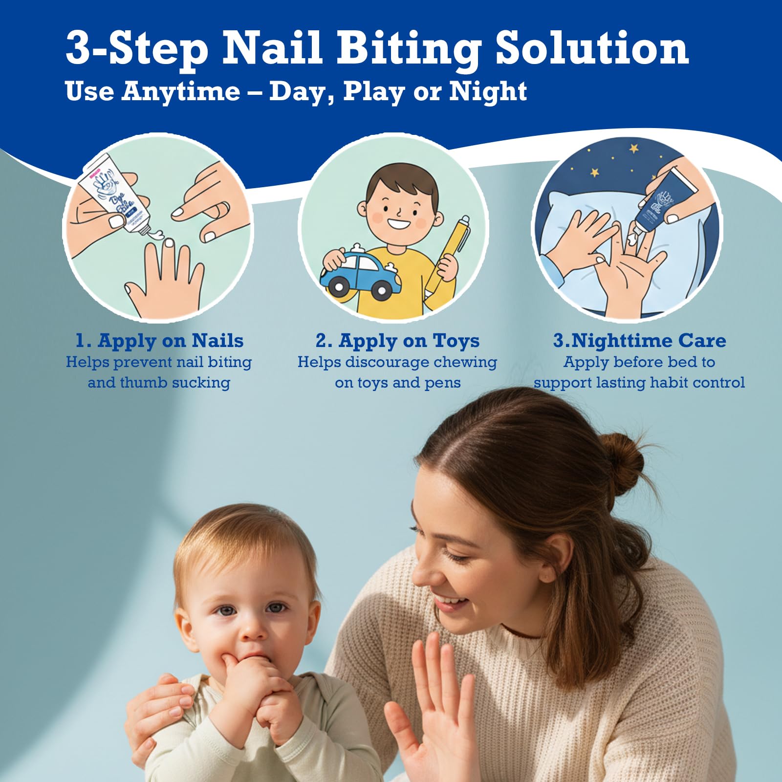 FIAYAF ByeBite Day & Night Nail Care Duo — Bitter Protection + Nourish Cream