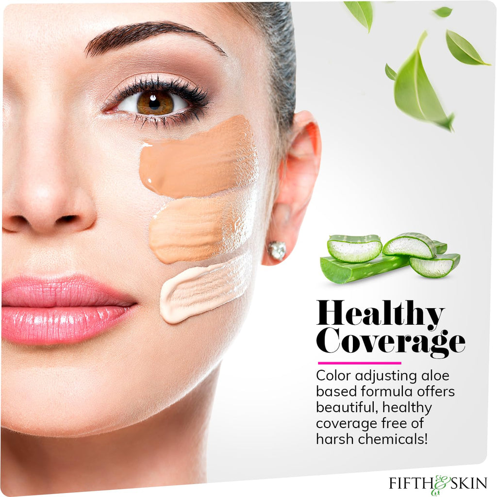 Fifth & Skin Better’n Ur Skin Foundation Deep Tan – Natural, Vegan, Palm-Free Buildable Coverage