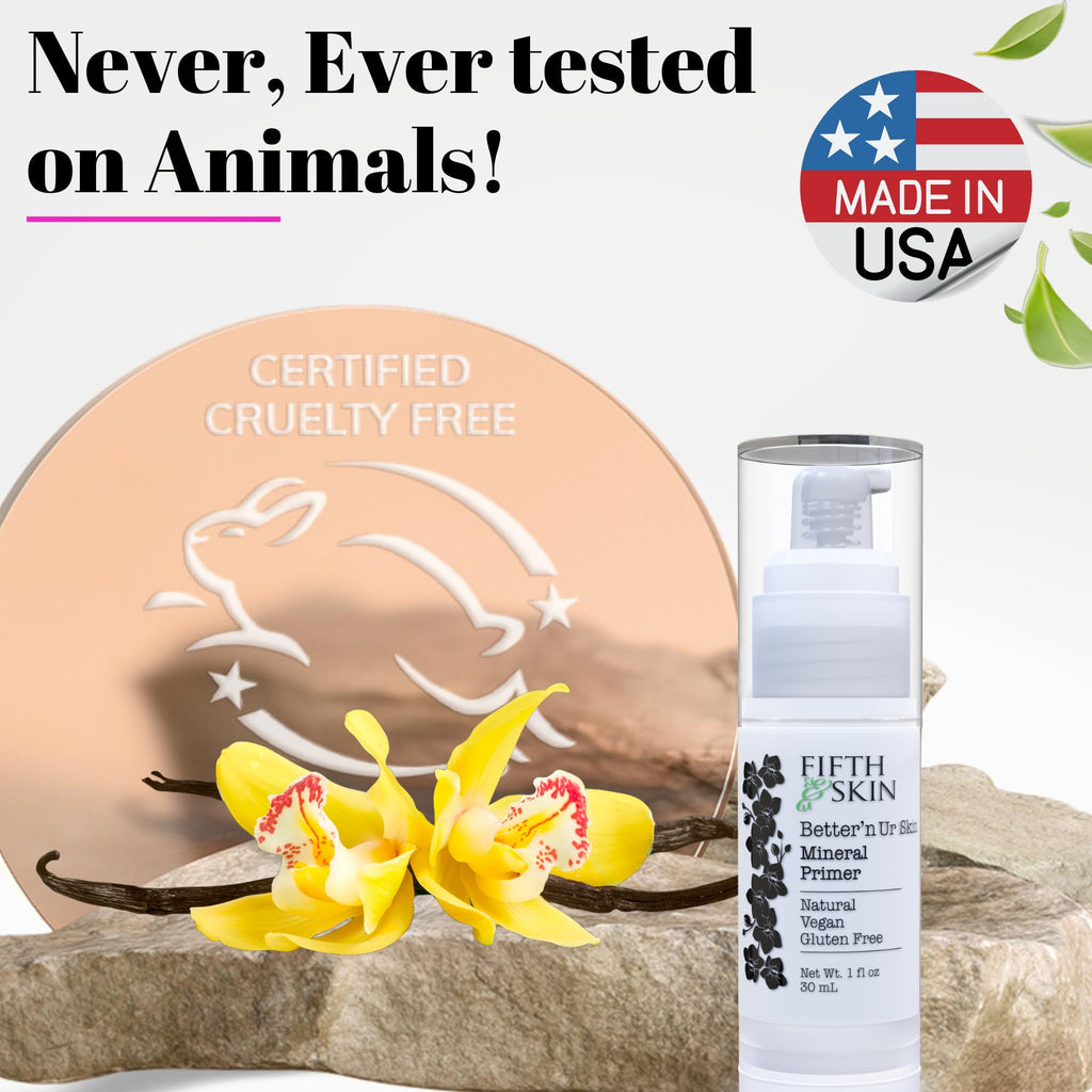 Fifth & Skin Better'n Ur Skin Mineral Makeup Primer - Hydrate, Minimize Pores & Lines | 1 oz | Natural, Organic, Vegan
