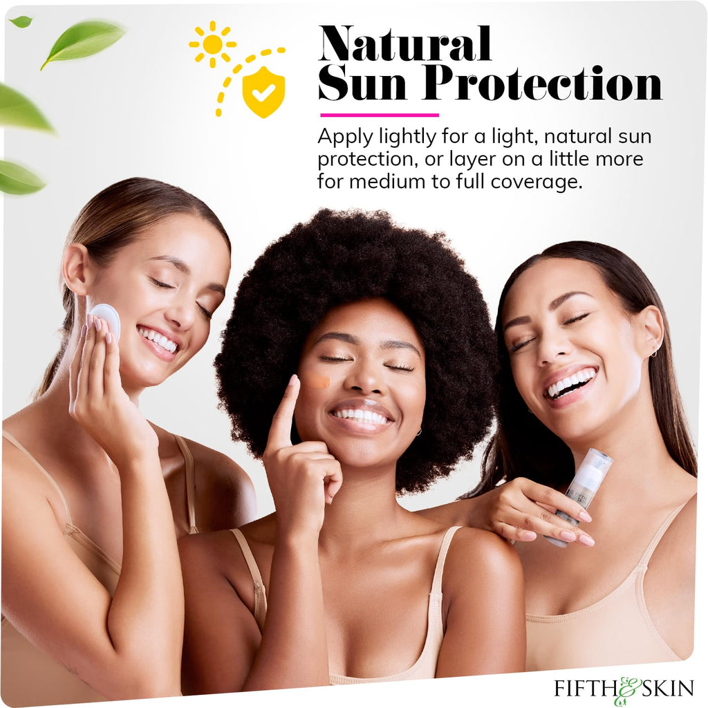 Fifth & Skin Better’n Ur Skin Foundation Burnt Sienna — Natural, Organic, Vegan, Cruelty-Free, Buildable Coverage
