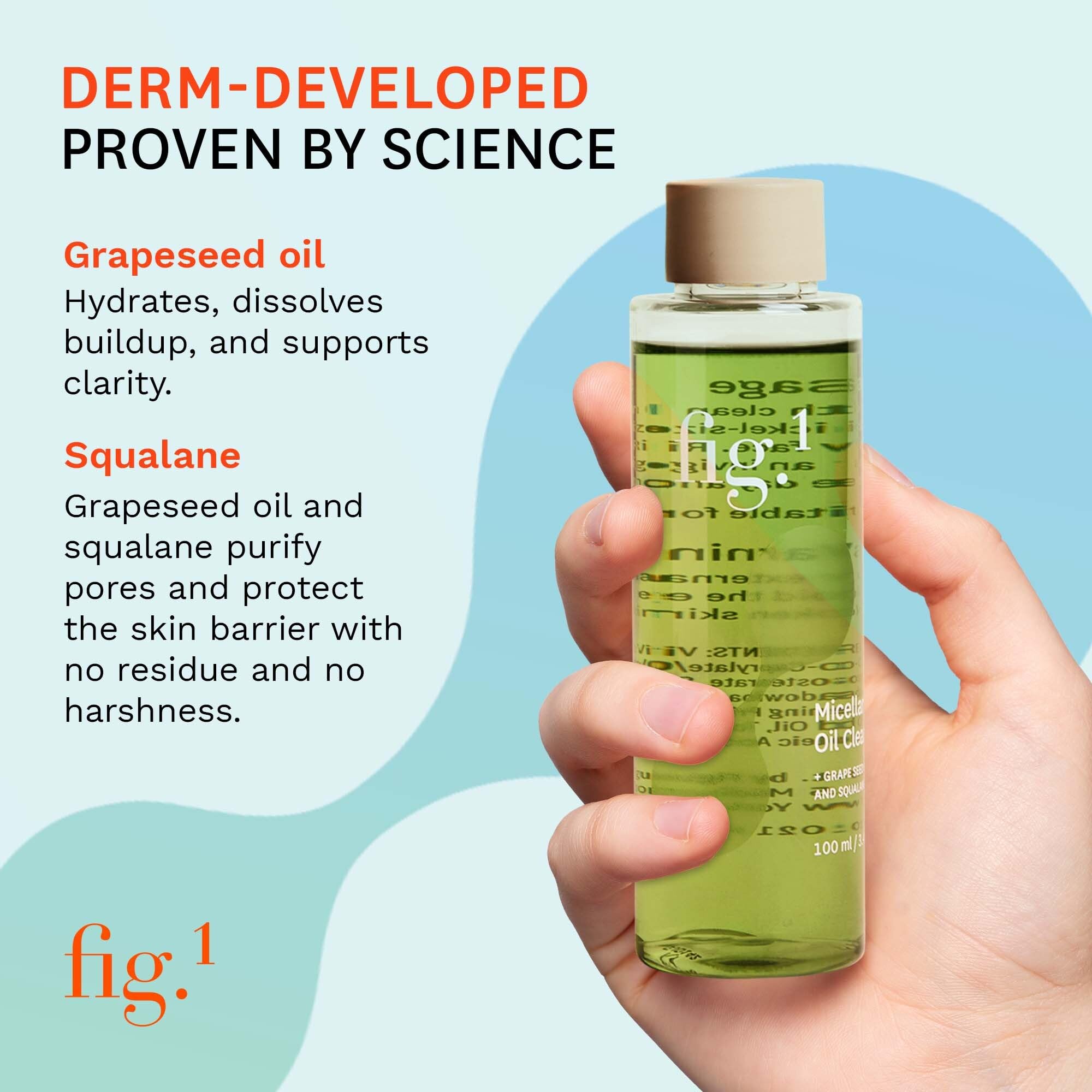 Fig.1 Micellar Oil Cleanser Refill – Makeup Remover & Hydrating Facial Cleanser