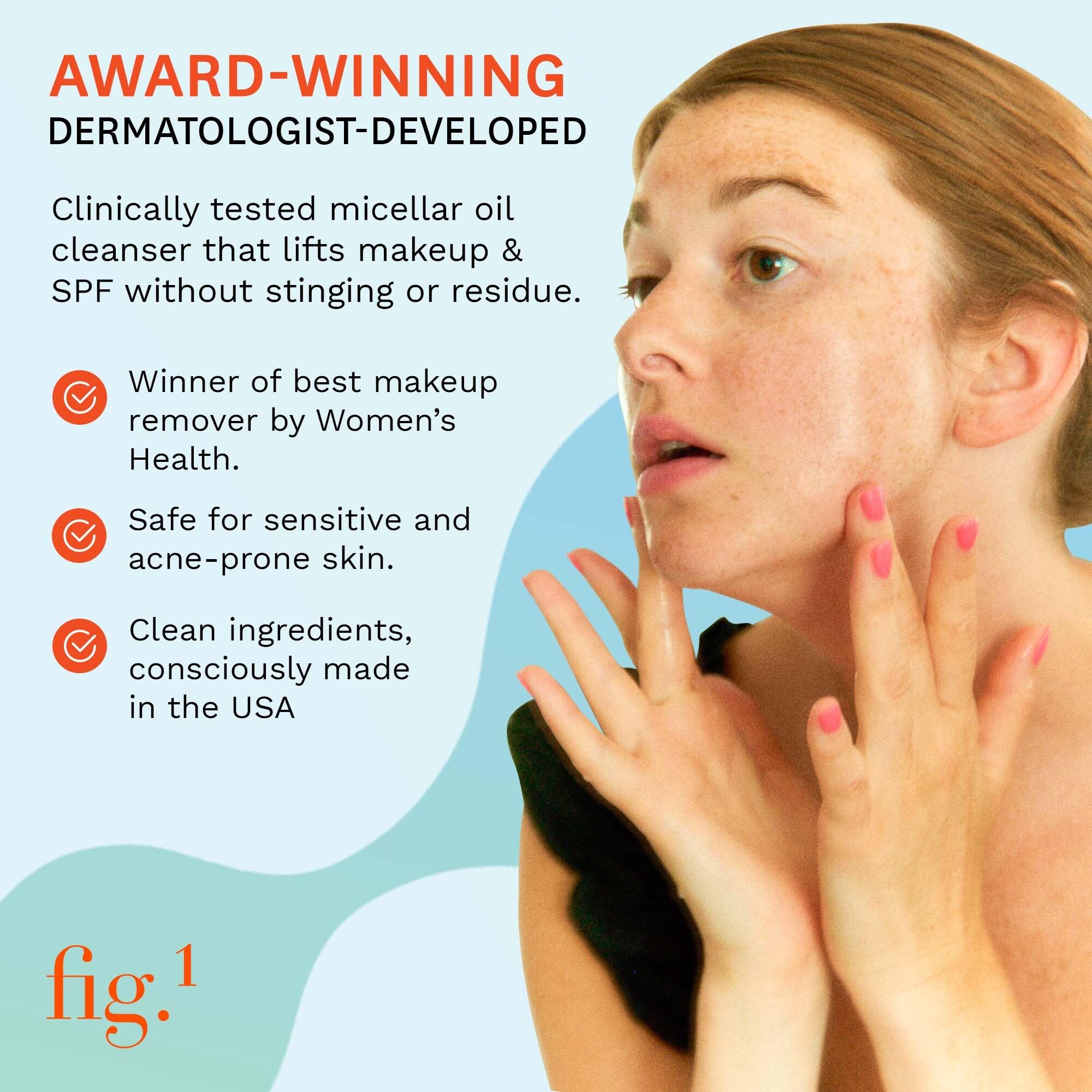 Fig.1 Micellar Oil Cleanser Refill – Makeup Remover & Hydrating Facial Cleanser