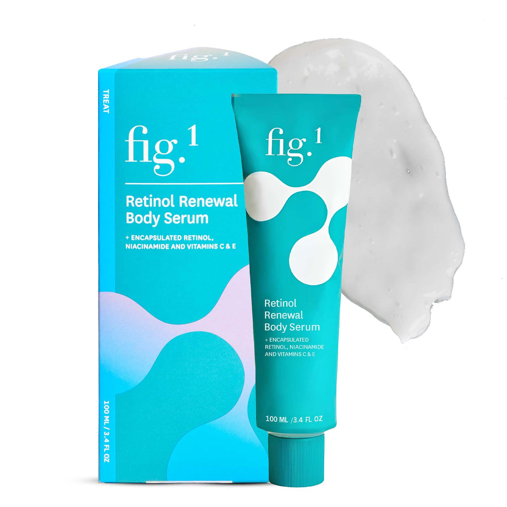 Fig.1 Retinol Body Serum – Advanced Body Skincare for Crepey Skin, Dark Spots & Stretch Marks (3.4 oz)