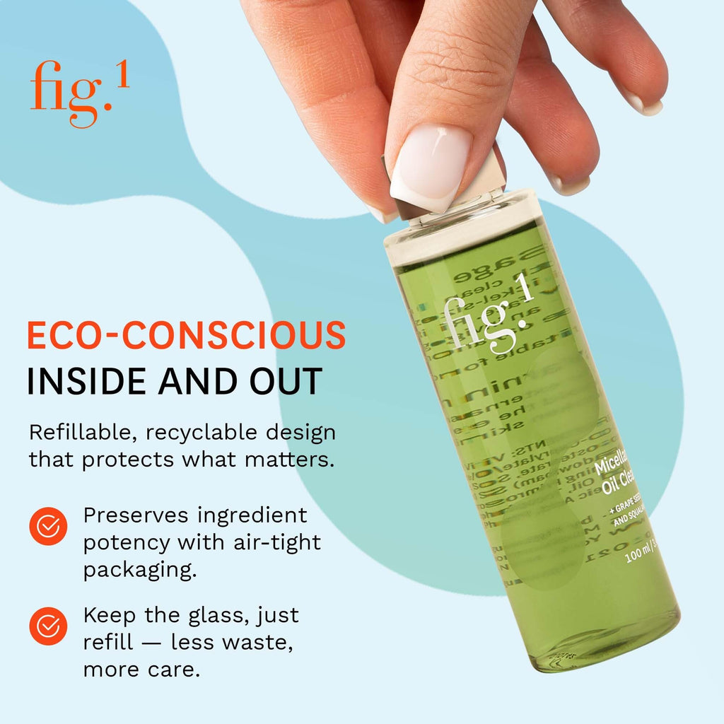 Fig.1 Micellar Oil Cleanser Refill – Makeup Remover & Hydrating Facial Cleanser