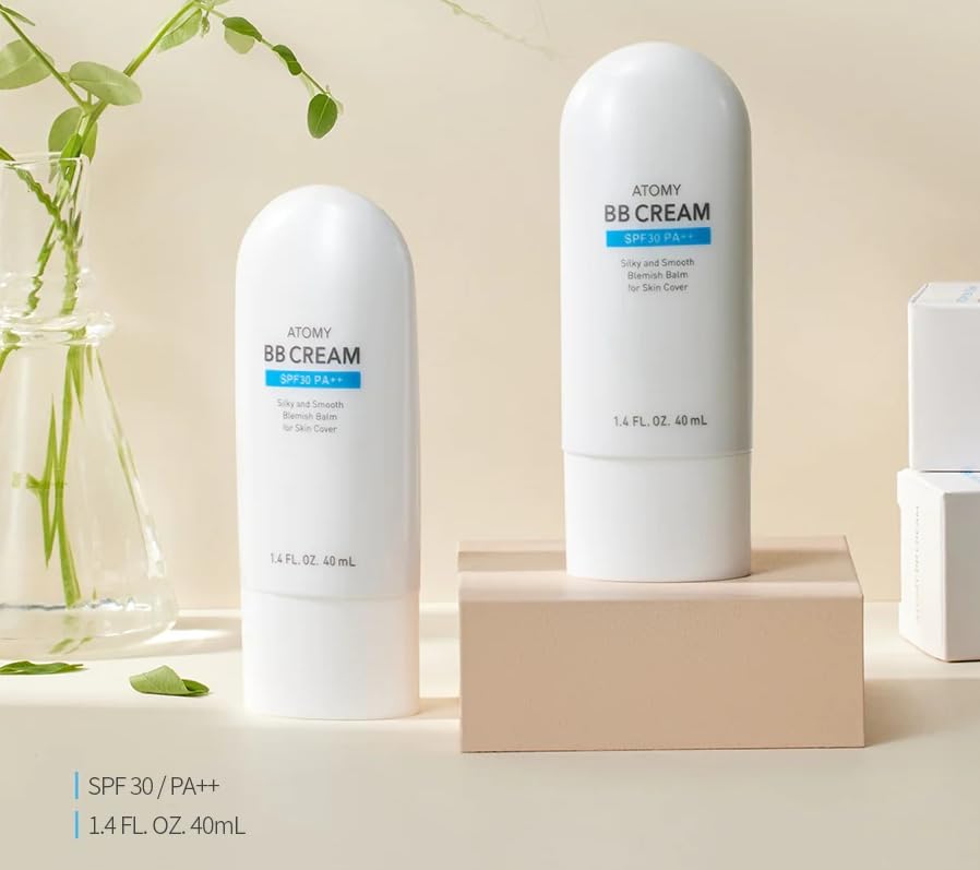 Fiico BC233 Korean BB Cream SPF30 PA++ | Silky Balm, 40ml | Lightweight Natural Coverage