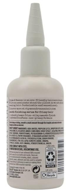 Fiico Rhyme and Reason Smooth Finishing Hair Serum – 3.3 oz, Argan Oil, Frizz Control & Hydration