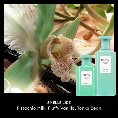 Fine'ry Pistachio Please Gourmand Vanilla Eau de Parfum for Women – Long-Lasting 60 mL