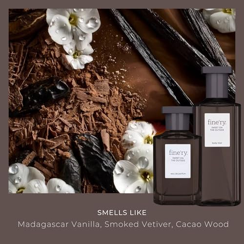 Fine'ry Vanilla Gourmand Eau de Parfum – Long-Lasting Vanilla, Cacao Wood & Smoked Vetiver (60mL)