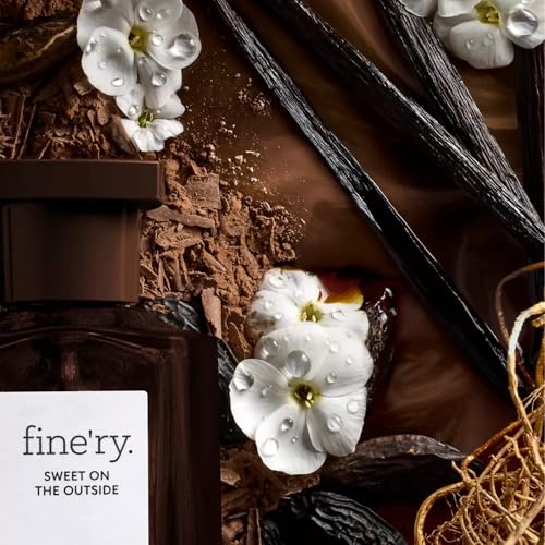 Fine'ry Vanilla Gourmand Eau de Parfum – Long-Lasting Vanilla, Cacao Wood & Smoked Vetiver (60mL)