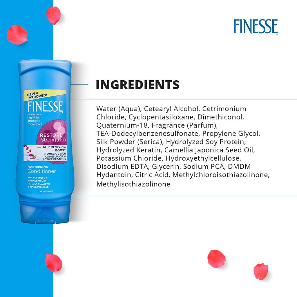 Finesse Moisturizing Conditioner 13oz - 3 Pack | Hydration & Manageability