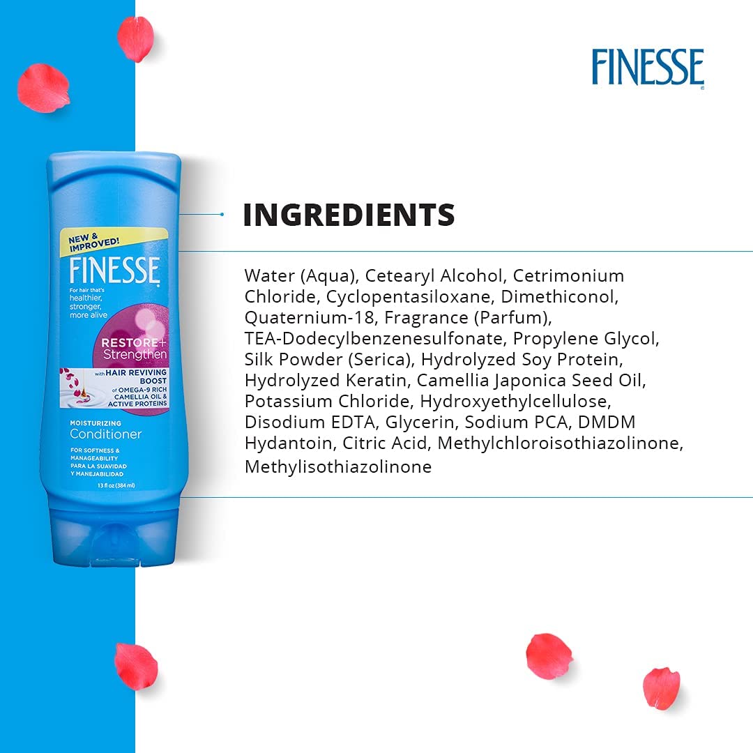 Finesse Moisturizing Conditioner 13oz - 3 Pack | Hydration & Manageability
