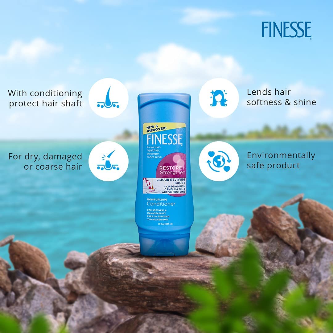 Finesse Moisturizing Conditioner 13oz - 3 Pack | Hydration & Manageability