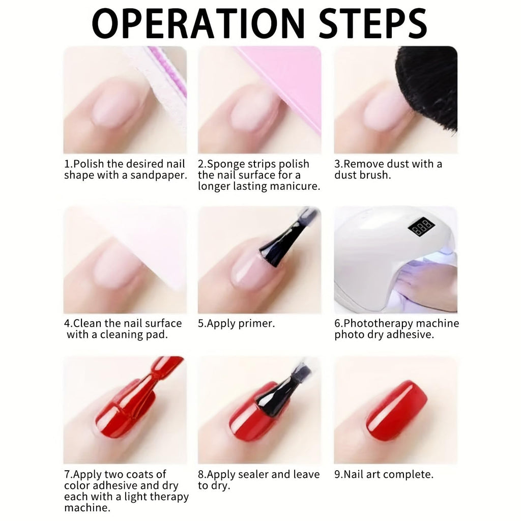 Finger Secret Base Coat 240ml – Fast-Drying Gel Nail Base for DIY Manicure