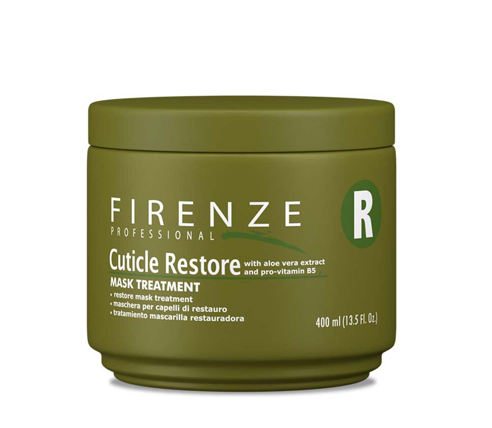 Firenze Professional Cuticle Restore Trio – Shampoo, Conditioner & Mask Treatment for Deep Hair Repair
