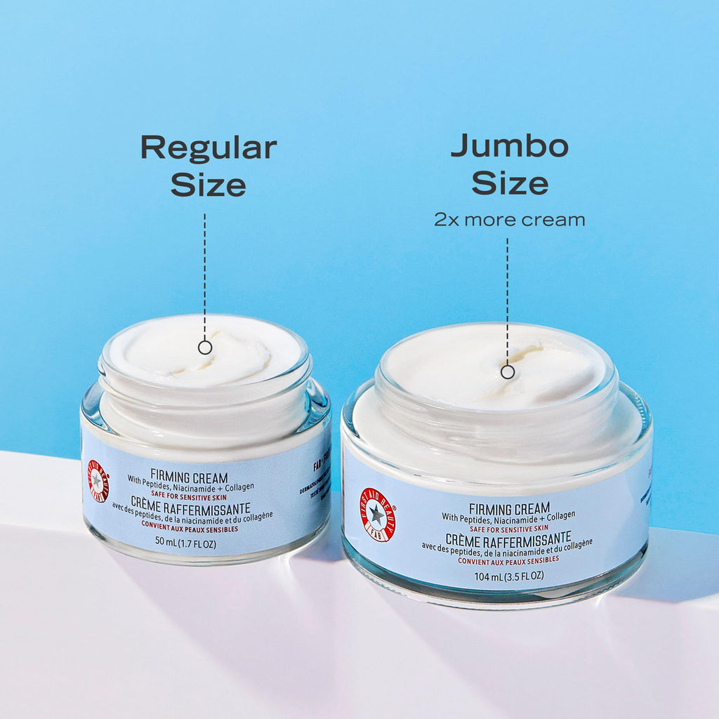 First Aid Beauty Firming Collagen Cream with Peptides & Niacinamide | Ultra-Rich, Non-Comedogenic Moisturizer